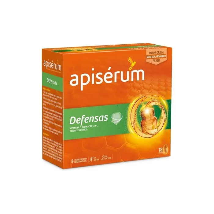 Apiserum Royal Jelly with Vitamin C, Reishi, and Shiitake 18-Day Treatment
