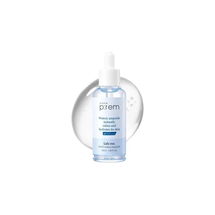Make P:Rem Safe Me Relief Watery Ampoule Facial Ampoule Lightweight