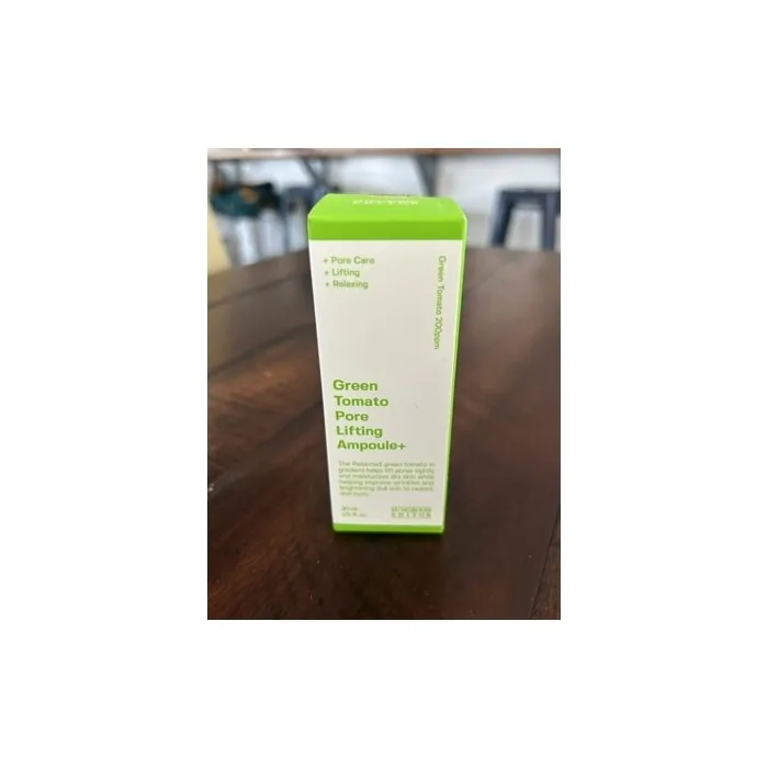 Sungboon Editor Green Tomato Pore Lifting Ampoule 30ml Anti-Wrinkle K-Beauty