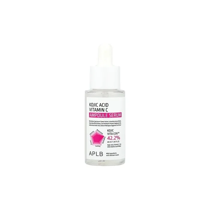 Aplb Kojic Acid Vitamin C Ampoule Serum 135 Fl Oz 40 Ml