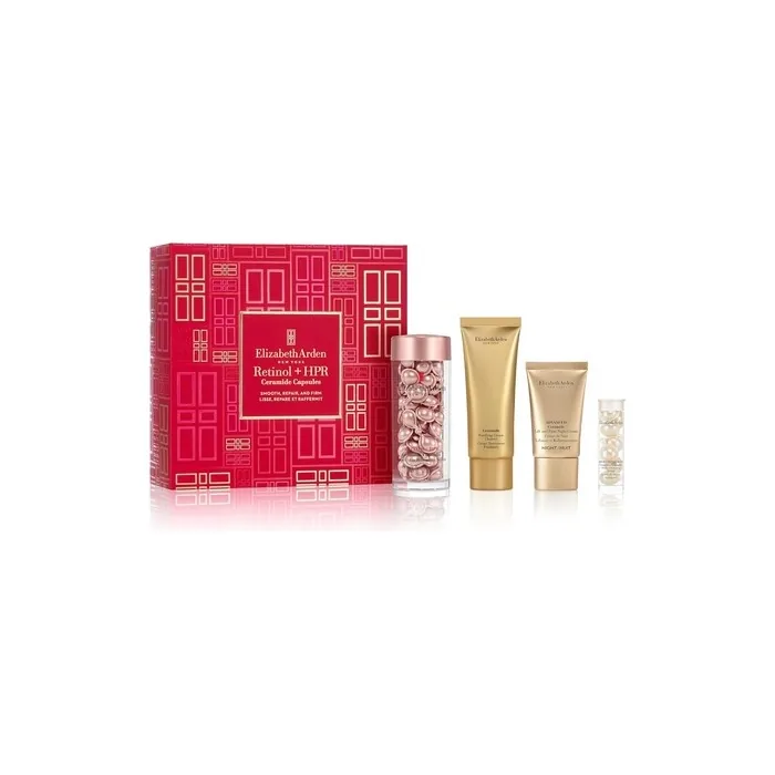 Elizabeth Arden Smooth Repair & Firm Retinol Hpr Ceramide Capsules 4piece Gift Set Antiaging Skincare For Smoothing Fine Lines & Wrinkles