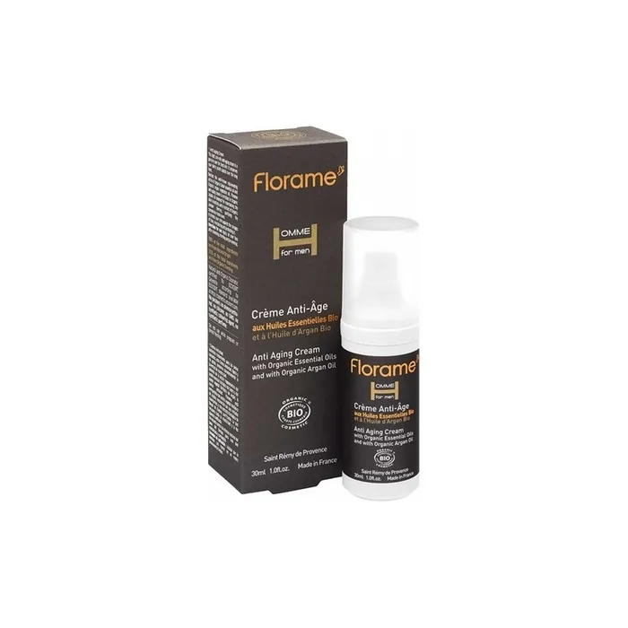 Florame Homme Anti-Aging Cream Bio 30ml - Plant-Based Care Product