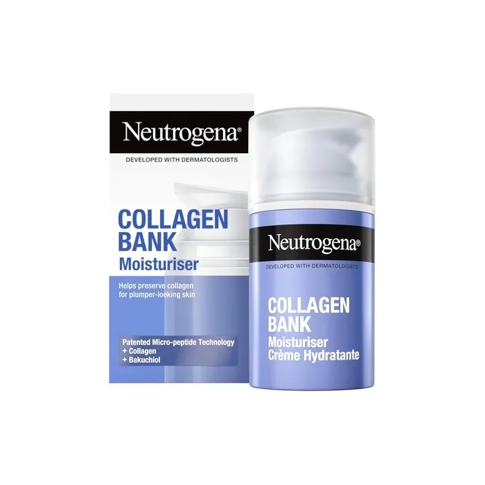 Neutrogena Collagen Bank Face Moisturiser with Bakuchiol Daily Anti-Ageing