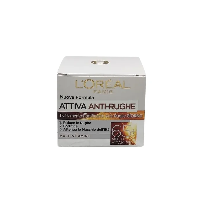 L'oreal Attiva Anti-Wrinkle Face Cream Day and Night 65+ 50ml