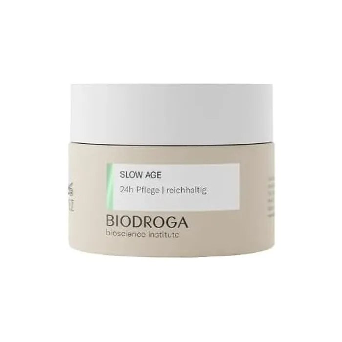 BIODROGA Bioscience Institute Slow Age 24H Care Rich 50ml Anti-Ageing Moisture Reduces Lines & Wrinkles Gives Energy With Black Forest Complex for Vital Skin