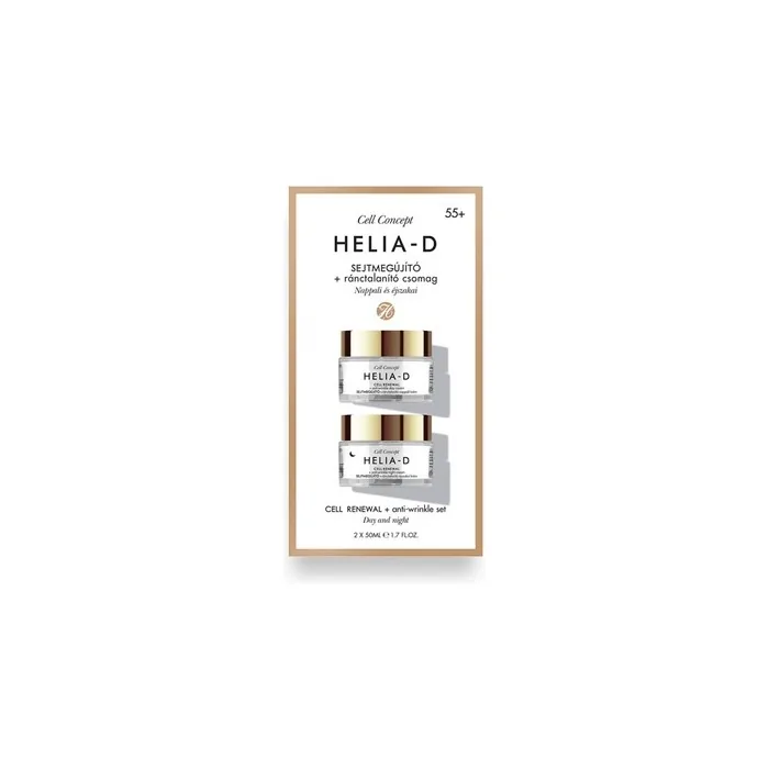 Cell Concept Cell Renewal + Anti-Wrinkle 55+ Anti-Wrinkle Set Day Cream + Night Cream 2x50ml