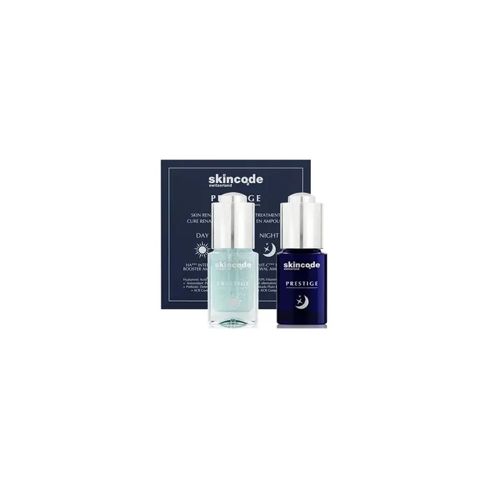Skincode Prestige Skin Renaissance Ampoules Set Of Day And Night Skin Care 2 X 15 Ml