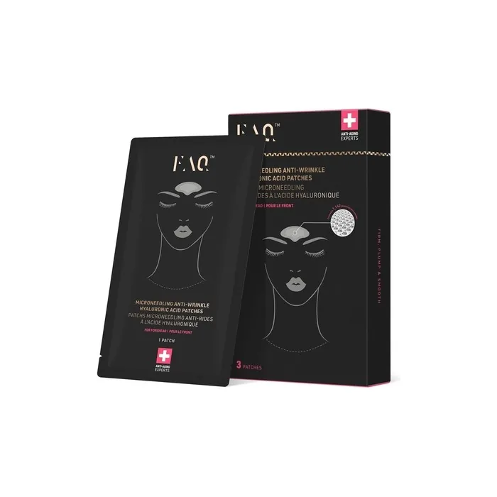 FAQ Microneedling Anti-Wrinkle Hyaluronic Acid Patches For Forehead 3 Pcs