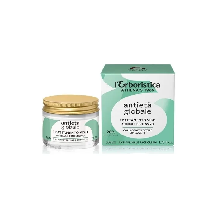 Herbal Anti-Ageing Global Intensive Anti-Wrinkle Treatment 50ml with Vegetable Collagen Omega3 and Omega6