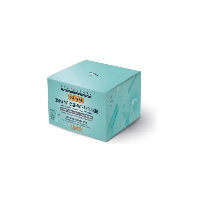 Guam Seatherapy Anti-Wrinkle Lifting Face Cream with Antioxidants, Hyaluronic Acid, and Guam Algae Bioactivity Extract Botox-like Effect Made in Italy 50ml