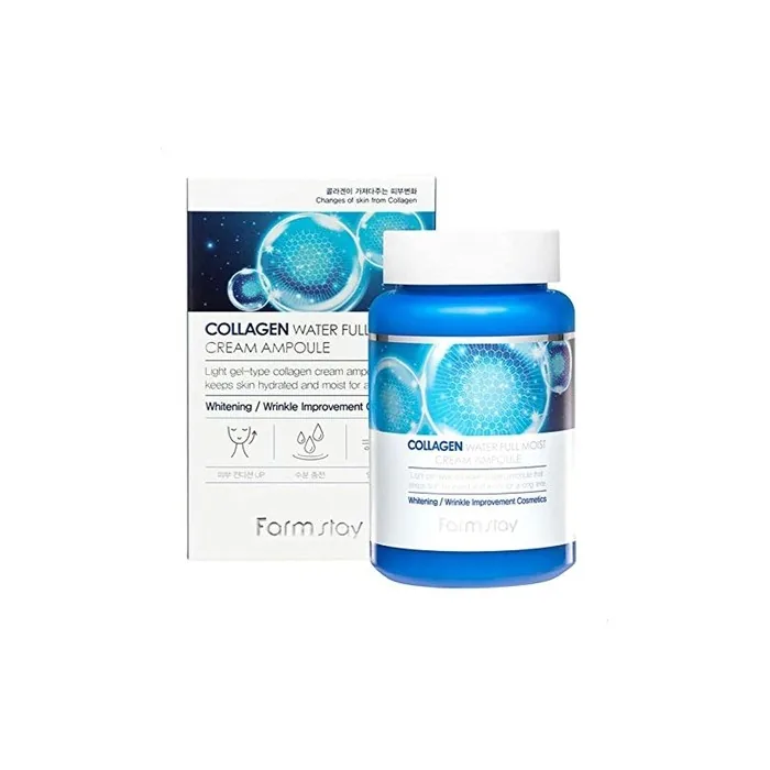 FARMSTAY Collagen Water Full Moist Cream Ampoule Anti Age Cream