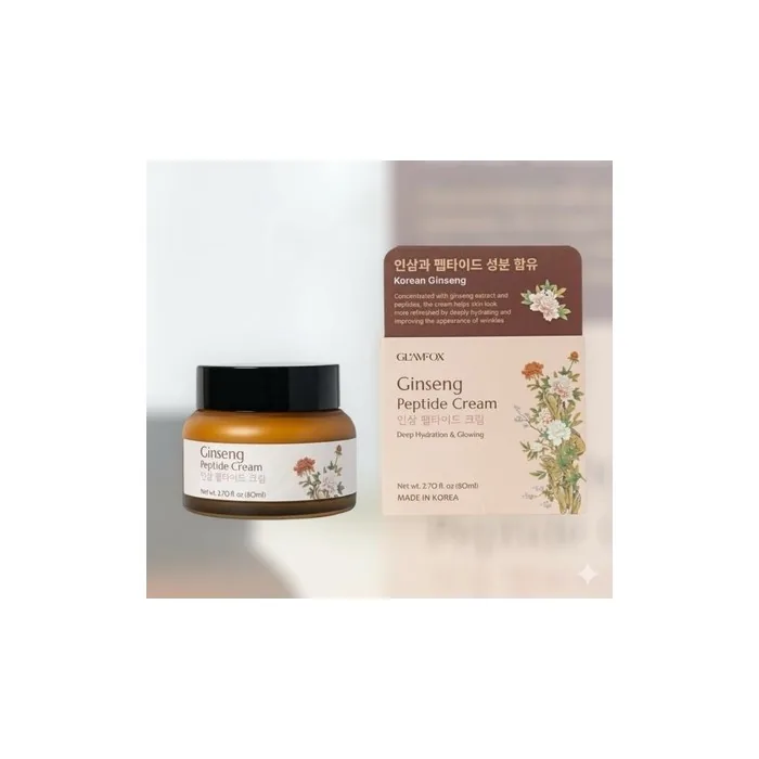 Ginseng Peptide Anti-Aging Face Cream with 86 Ginseng Extract and 9 Peptides