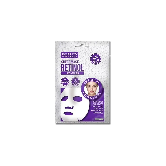 Beauty Formulas Retinol Anti-Aging Sheet Mask Moisturizing Face Mask