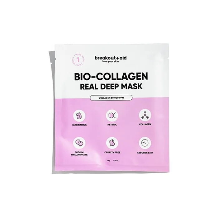 Breakoutaid Real Deep Mask Night Face Mask With Collagen