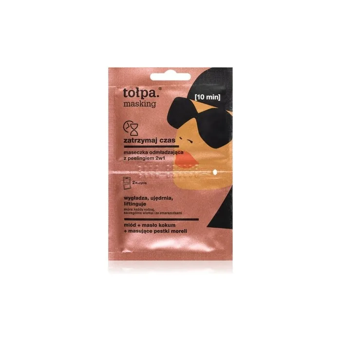 Topa Time Stop Mask With Peeling 2in1 Rejuvenating Mask 2x5ml