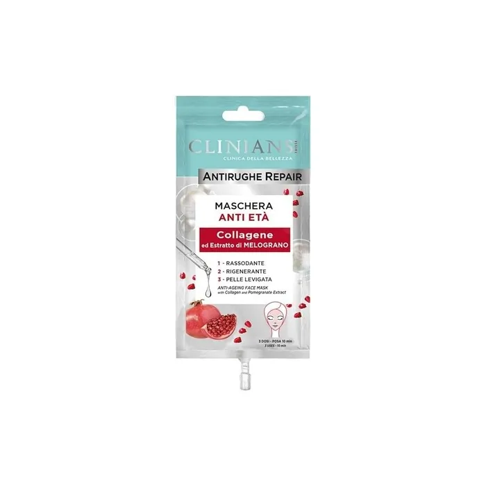 Clinians Anti-Aging Collagen and Pomegranate Extract Regenerating Face Mask 15ml