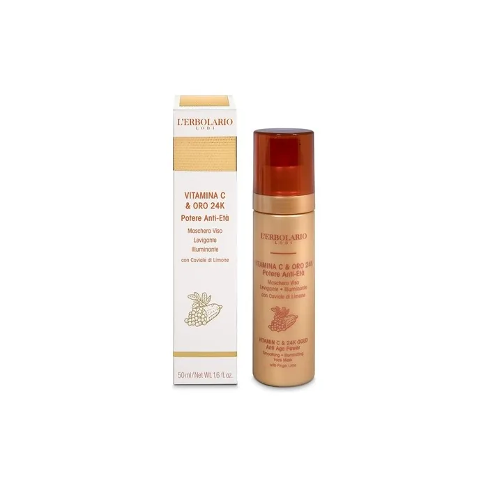 Vitamin C & 24k Gold Anti-Aging Face Mask
