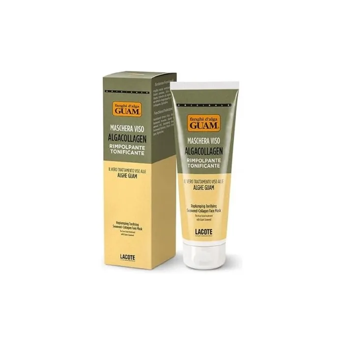 Guam Algacollagen Firming and Toning Face Mask with Green Clay and Guam Algae 75ml - Made in Italy