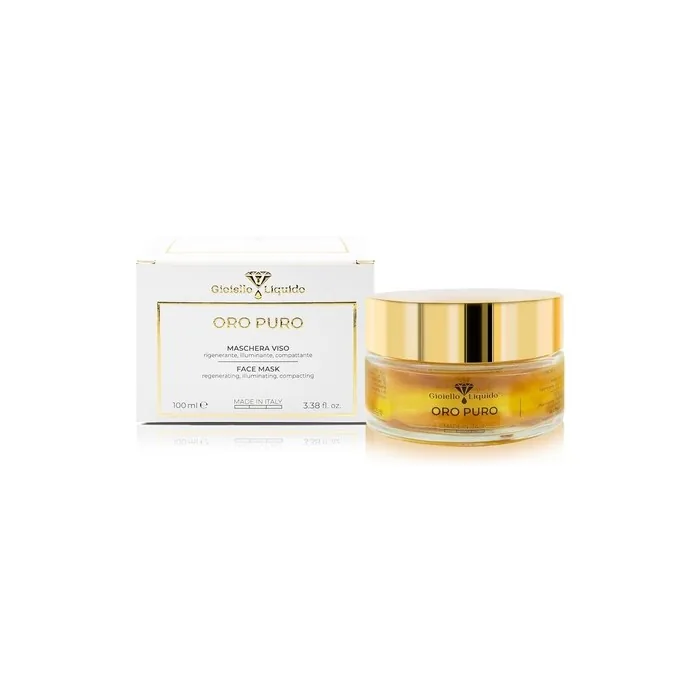 Face Mask with Pure Hyaluronic Acid and Colloidal Gold Regenerates Face Cells and Collagen For All Skin Types 100ml