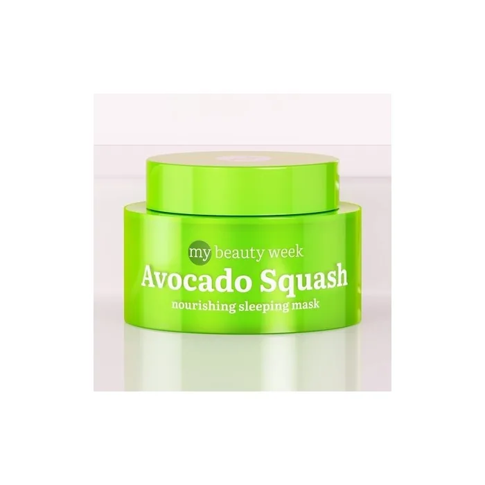 7Days Nourishing Face Mask Anti Aging with Avocado Oil and Shea Butter - Overnight Beauty Korean Mask - Nourishing Rich Night Facial Mask Avocado Squash
