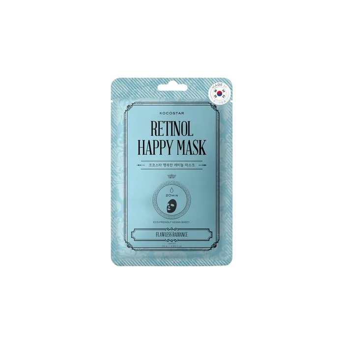 Kocostar Retinol Happy Mask Anti-Aging Korean Face Mask Sheet Mask
