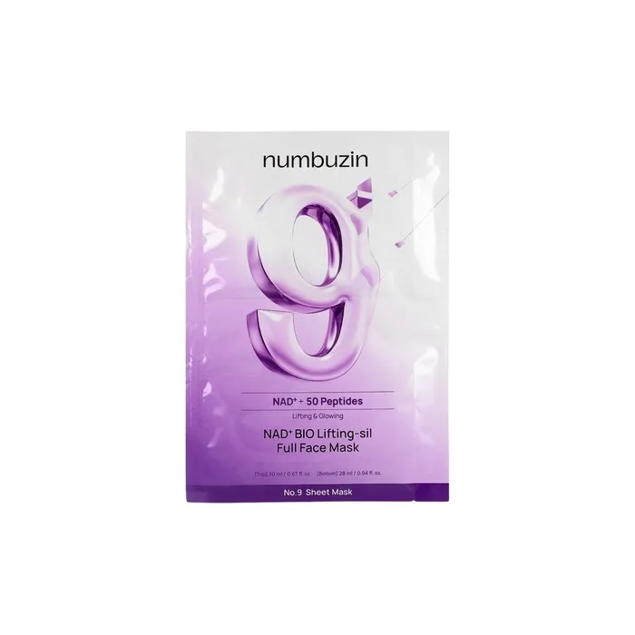 Numbuzin No9 Nad Bio Lifting Full Cover Facial Mask