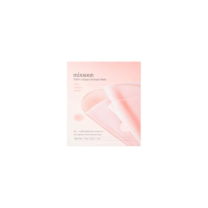 Mixsoon Pdrn Collagen Hydrogel Mask 35g X 5 Pieces