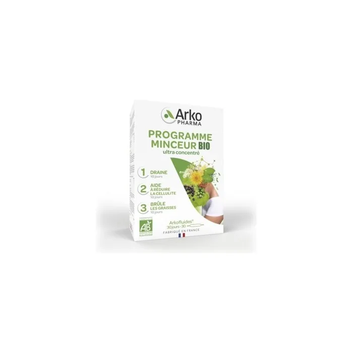 Arkofluides Slimming Program Organic Box Anti-Cellulite and Fat Burner
