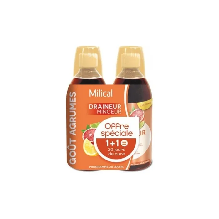 Milical Ultra Draineur Slimming Dietary Supplement 2 x 500ml