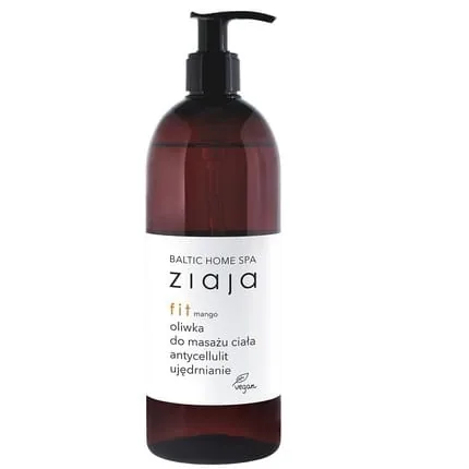 Ziaja Baltic Home Spa Fit Anti-Cellulite And Firming Body Massage Oil Mango 490ml
