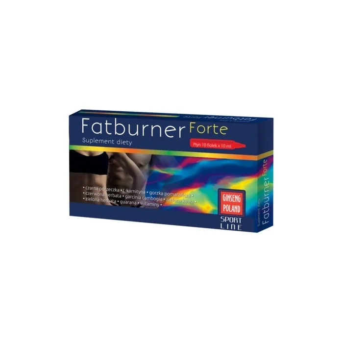 Fatburner Forte Liquid 10 Vials 10ml Ginseng Poland