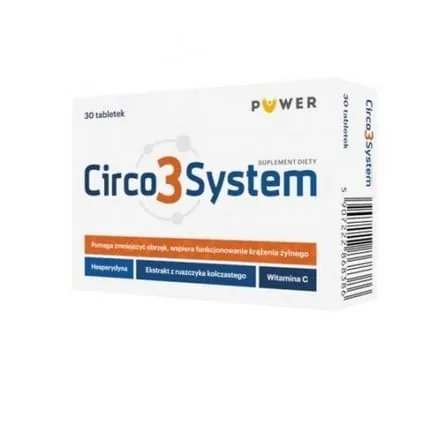Circo3System 30 Capsules Reducing Swelling / Heavy Legs / Venous Circulation