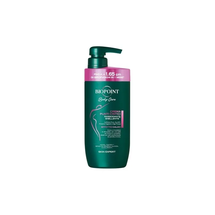 Biopoint Body Cream for Critical Points, Firming and Slimming, Reduces Localized Fat Deposits in Stomach, Hips, Inner Thighs, and Arms, Drainage and Firming