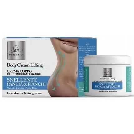 Lady Venezia Slimming Cream For Stomach And Hips Liporiducente Antigonfiore 250 Ml