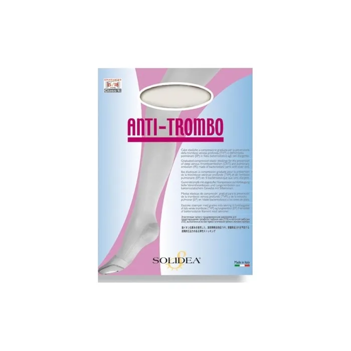 SOLIDEA Anti-thrombus Thigh Tights Graduated Compression White Size L