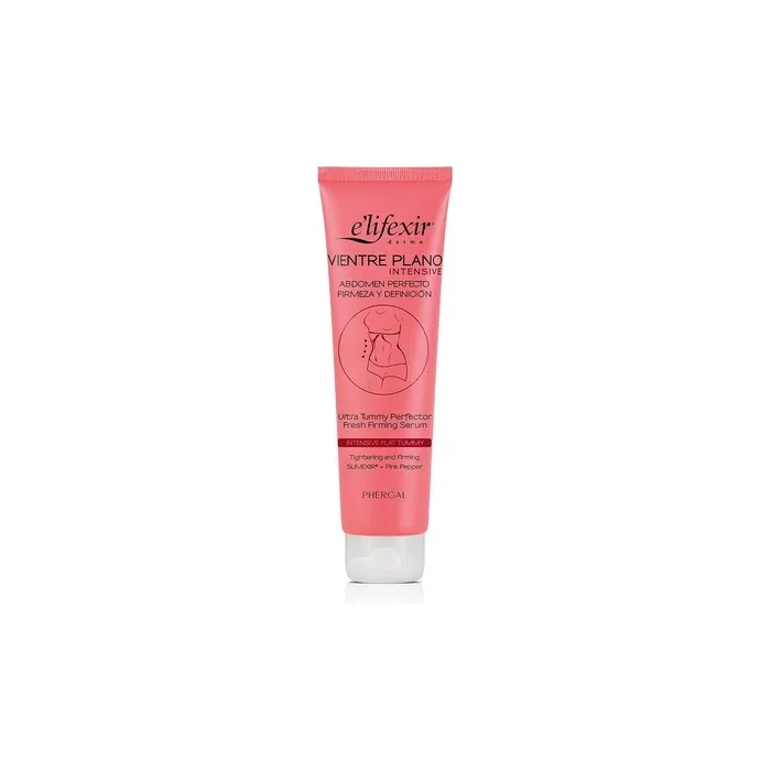 E'LIFEXIR Vientre Plano Intensive Defining Volume, Dehydrating and Toning the Stomach Firming Cream with SLIMEXIR, PINK PEPPER and Caffeine for Men and Women 150ml