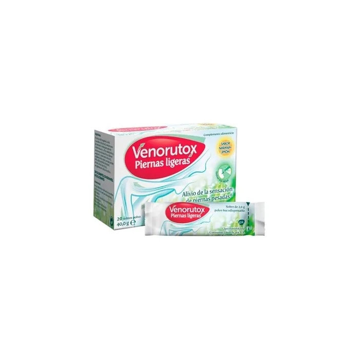Venorutox Venorutox Light Legs Orange-Lemon Flavour 20 Sachets