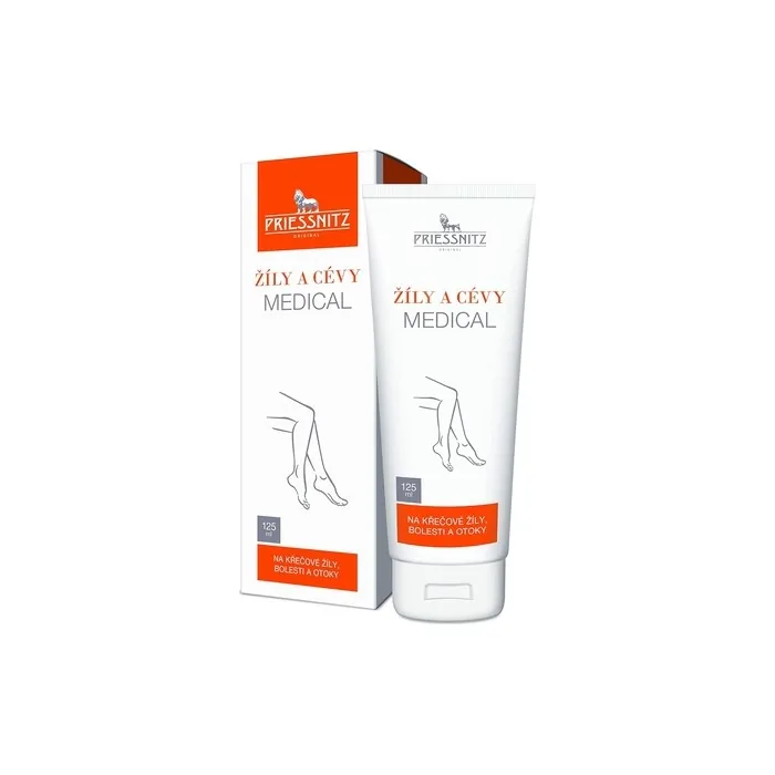 Priessnitz Vein and Vascular Ointment 125ml for Varicose Veins and Swelling