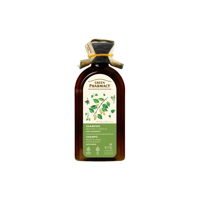Elfa Pharm Green Pharmacy Antidandruff Shampoo Birch Buds And Castor Oil 350 Ml