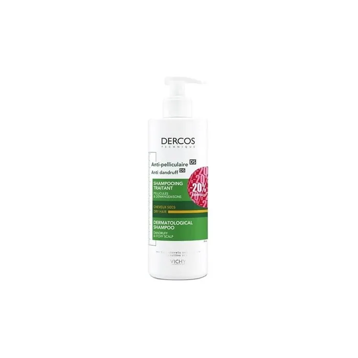 Vichy Dercos Anti Dandruff Shampoo For Dry Hair - 400ml