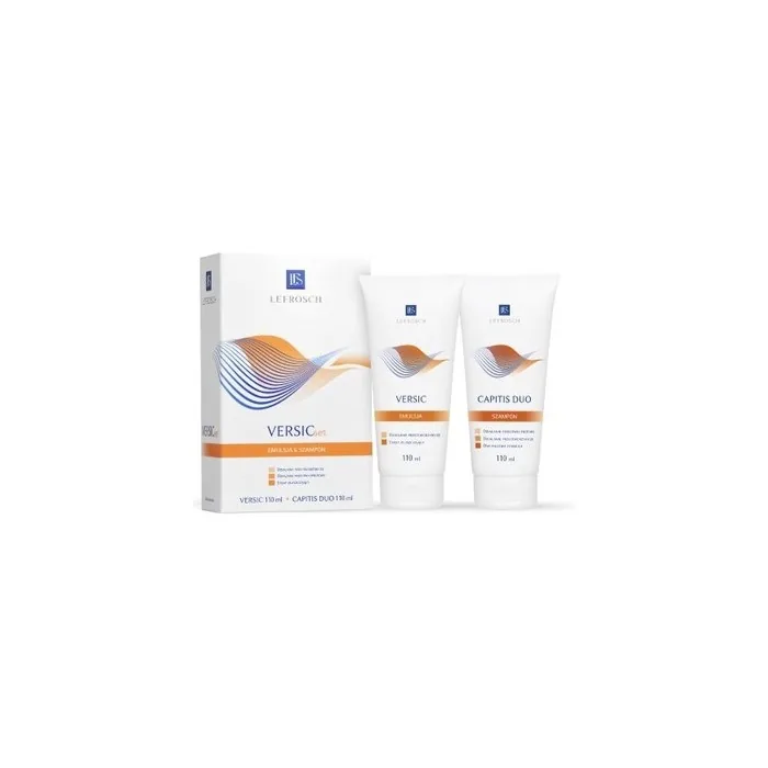 Versic Set: Capitis Duo Anti-Dandruff Shampoo 110 Ml + Versic Emulsion 110 Ml