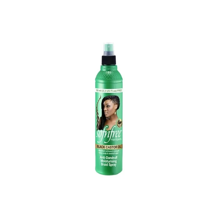 Sofn'Free Black Castor Oil Anti Dandruff 3.38 Oz