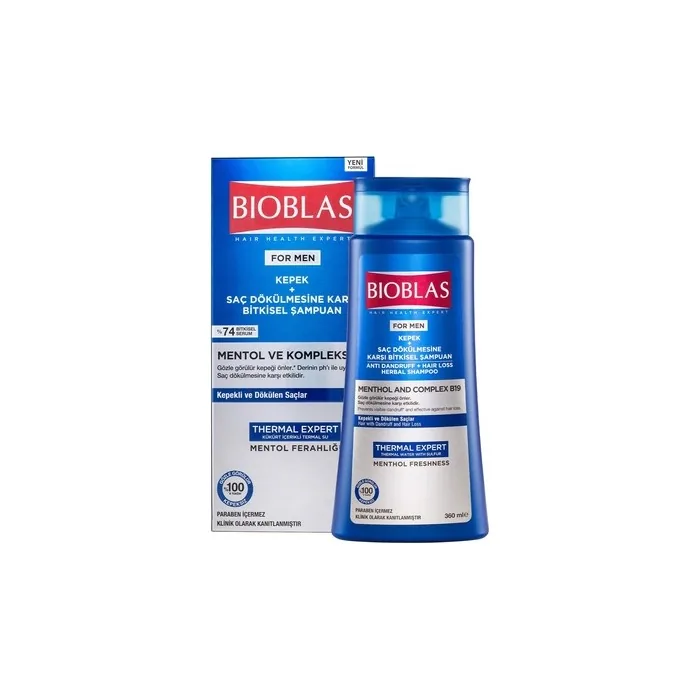 Bioblas Thermal Expert Men Shampoo Against Dandruff & Hair Loss 360ml