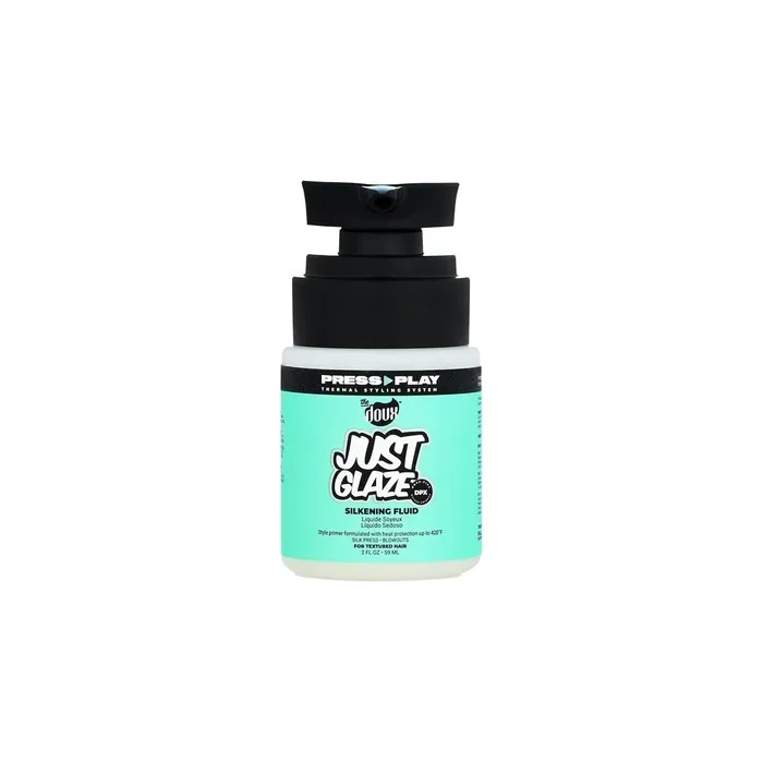 The Doux Just Glaze Silkening Fluid Blowout Primer to Fight Frizz and Block