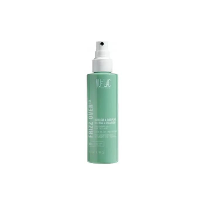 Mulac Frizz Over10 Intensive Antifrizz Treatment Without Rinse Heat Protector Detangling And Moisturizing With Coconut Milk And Avocado Vegan 150ml