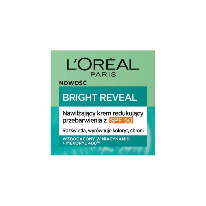 L'Oreal Bright Reveal Moisturizing Cream Reducing Dark Spots For Face Spf50 50ml