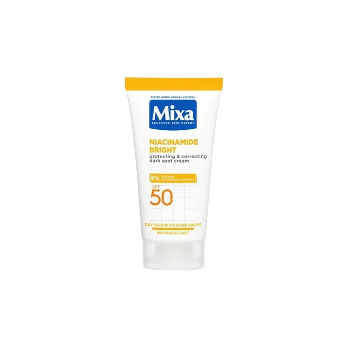 Mixa Protective And Correcting Dark Spot Cream Spf 50 Niacinamide Bright - 50 Ml