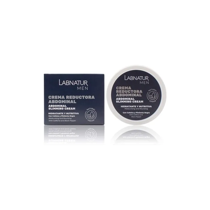 LABNATUR Reducing Cream for Men 300ml - Firming and Moisturizing with Black Pepper and Caffeine
