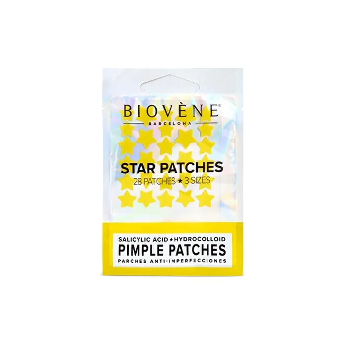 Biovène Yellow Star Patches for Imperfections 28 Count