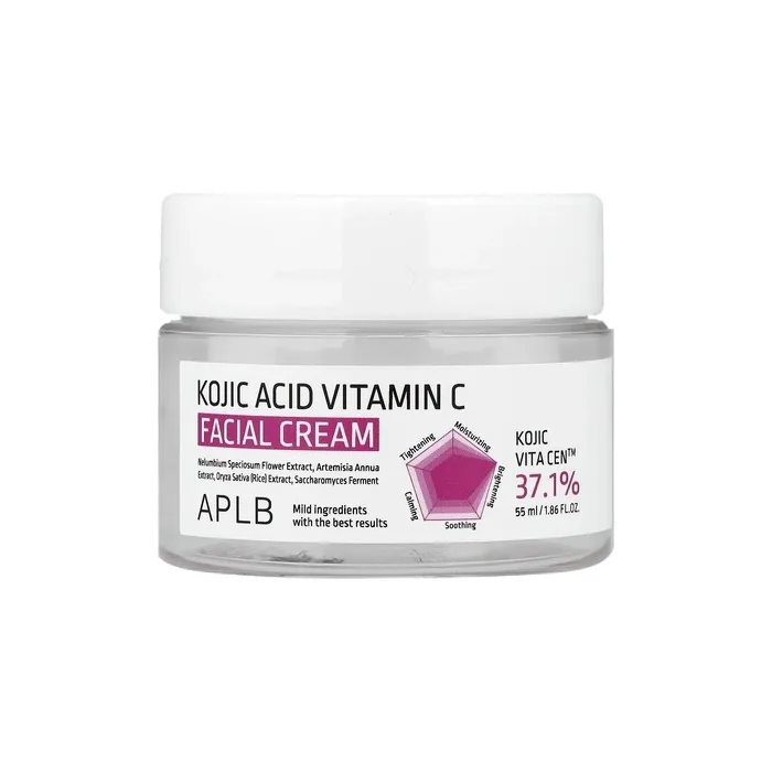 Aplb Kojic Acid Vitamin C Facial Cream 186 Fl Oz 55 Ml